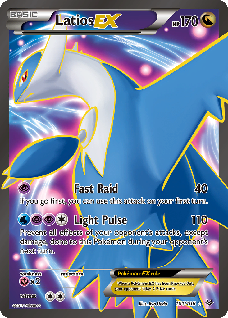 Roaring Skies Latios EX #101/108